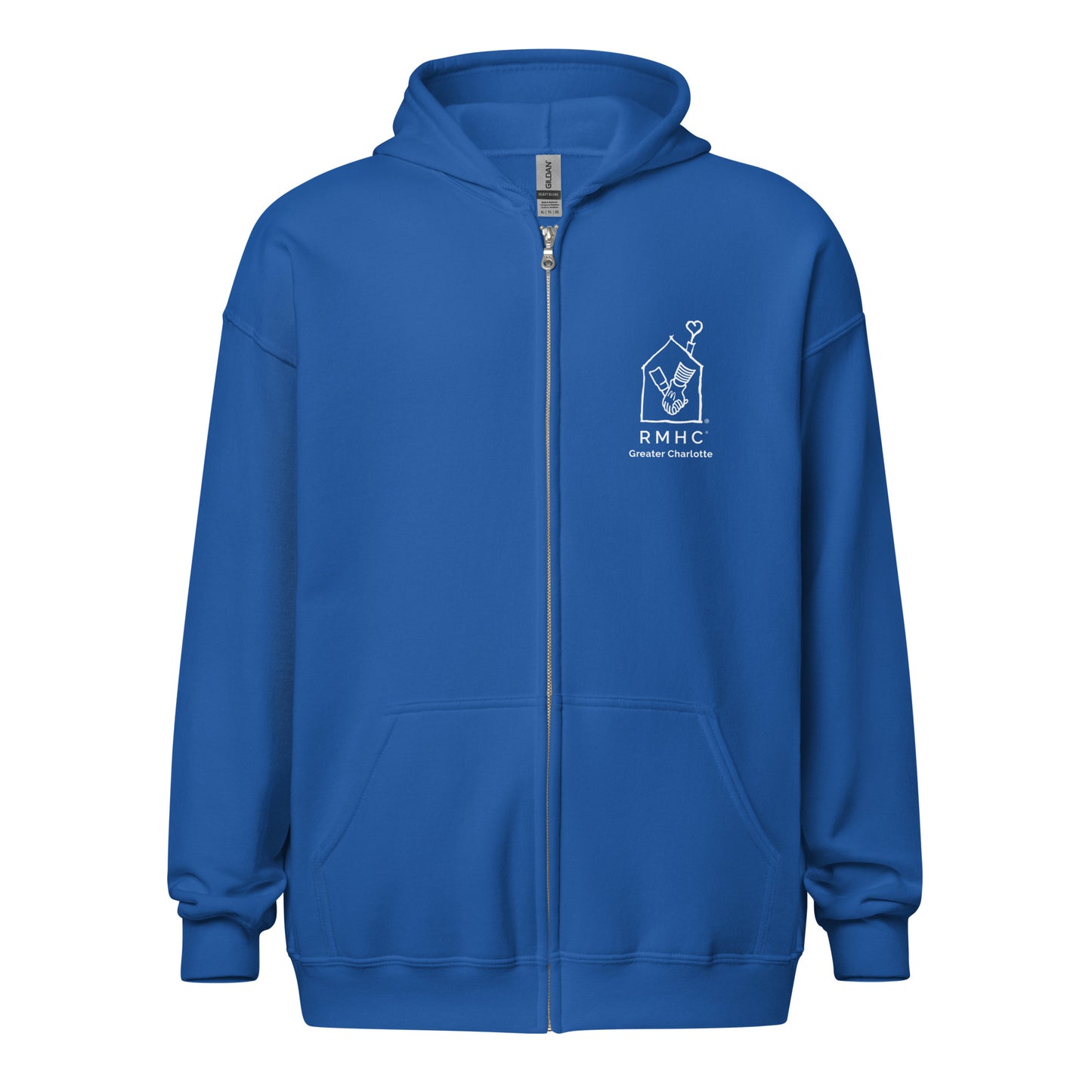 RMHC of Greater Charlotte - Unisex Heavy Blend Full Zip Hoodie