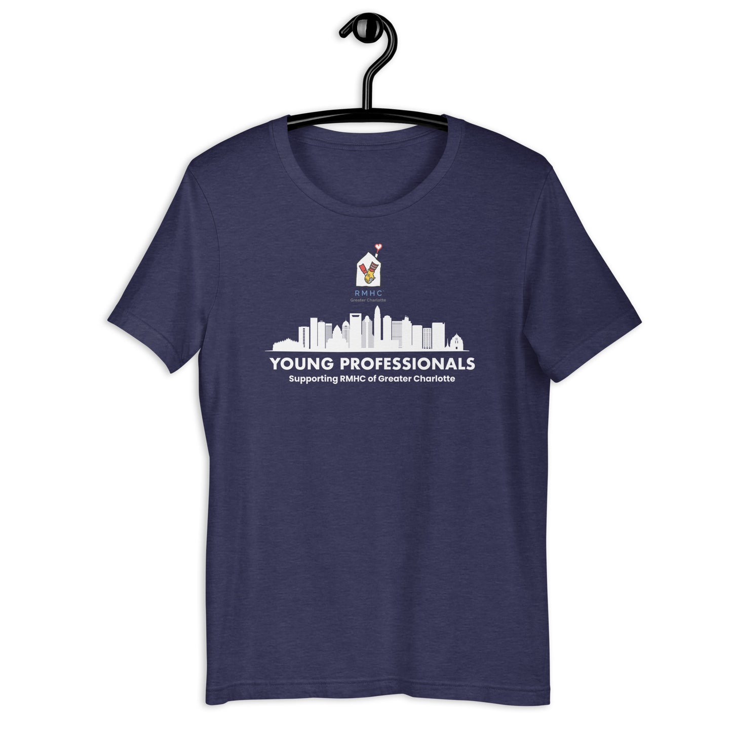 RMHC of Greater Charlotte - Young Professionals (YP) Unisex Heather T-Shirt