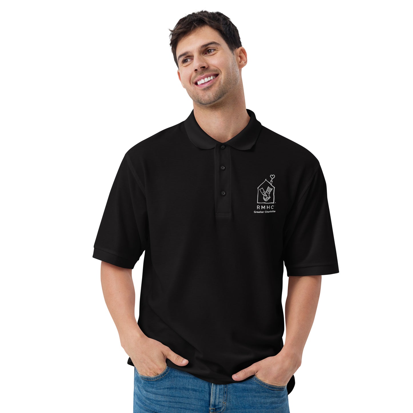 RMHC of Greater Charlotte - Men's Premium Polo