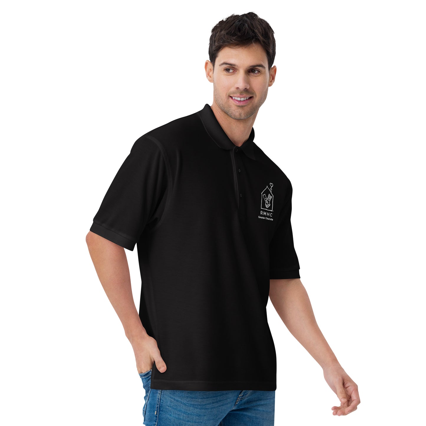 RMHC of Greater Charlotte - Men's Premium Polo