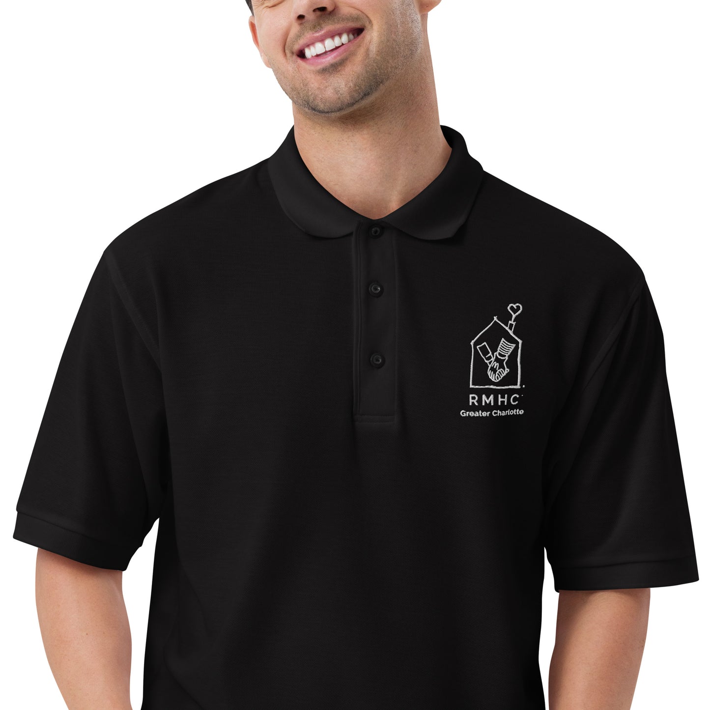 RMHC of Greater Charlotte - Men's Premium Polo