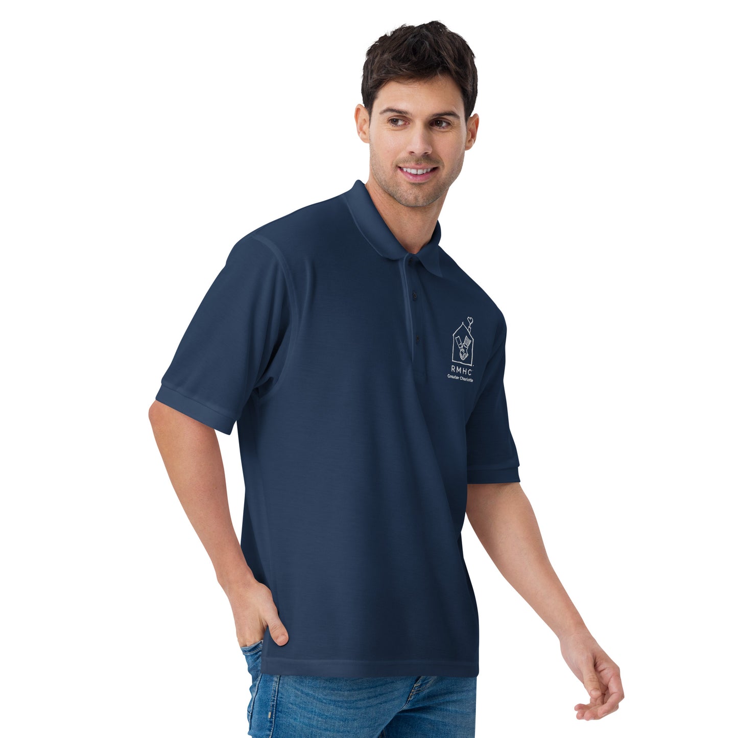 RMHC of Greater Charlotte - Men's Premium Polo