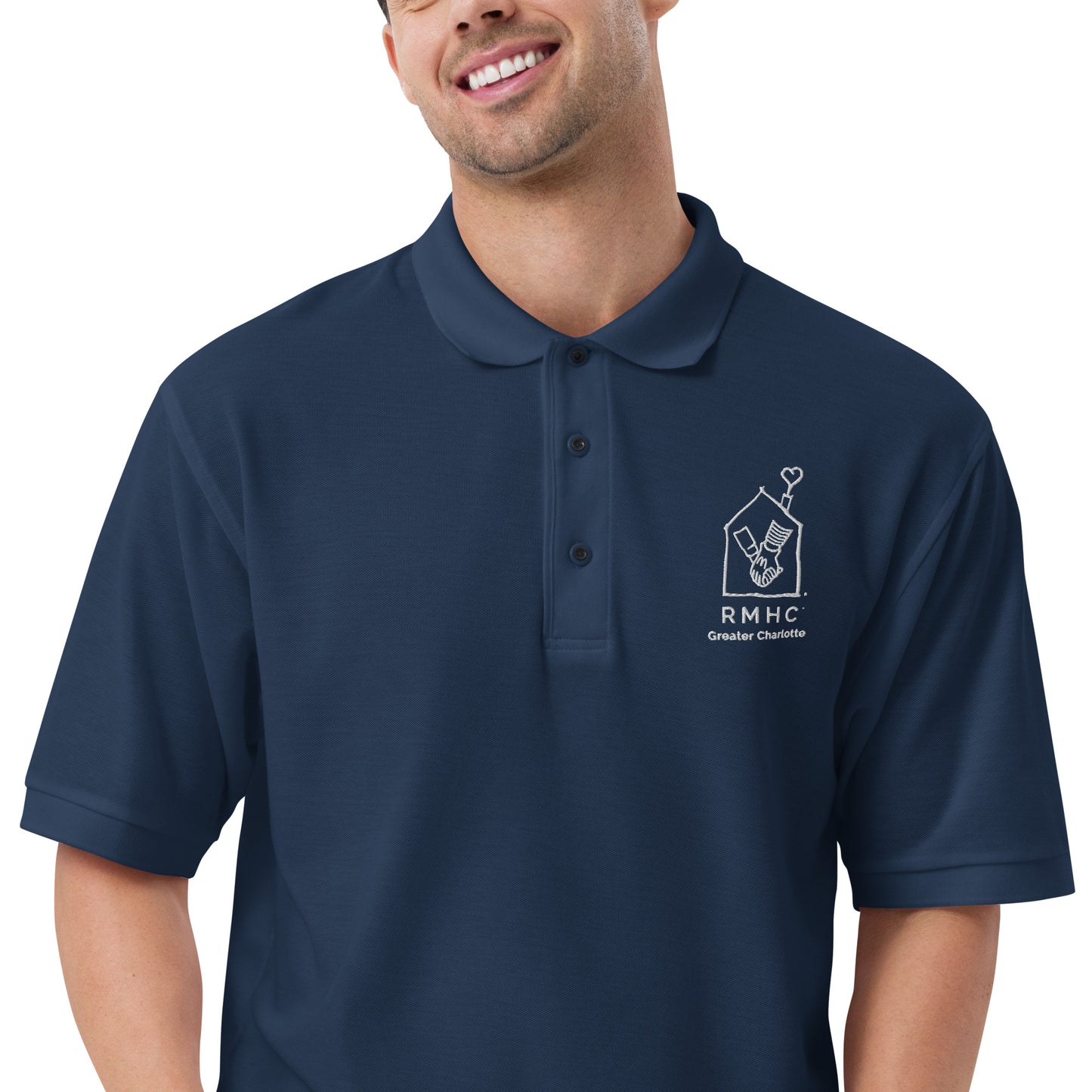 RMHC of Greater Charlotte - Men's Premium Polo