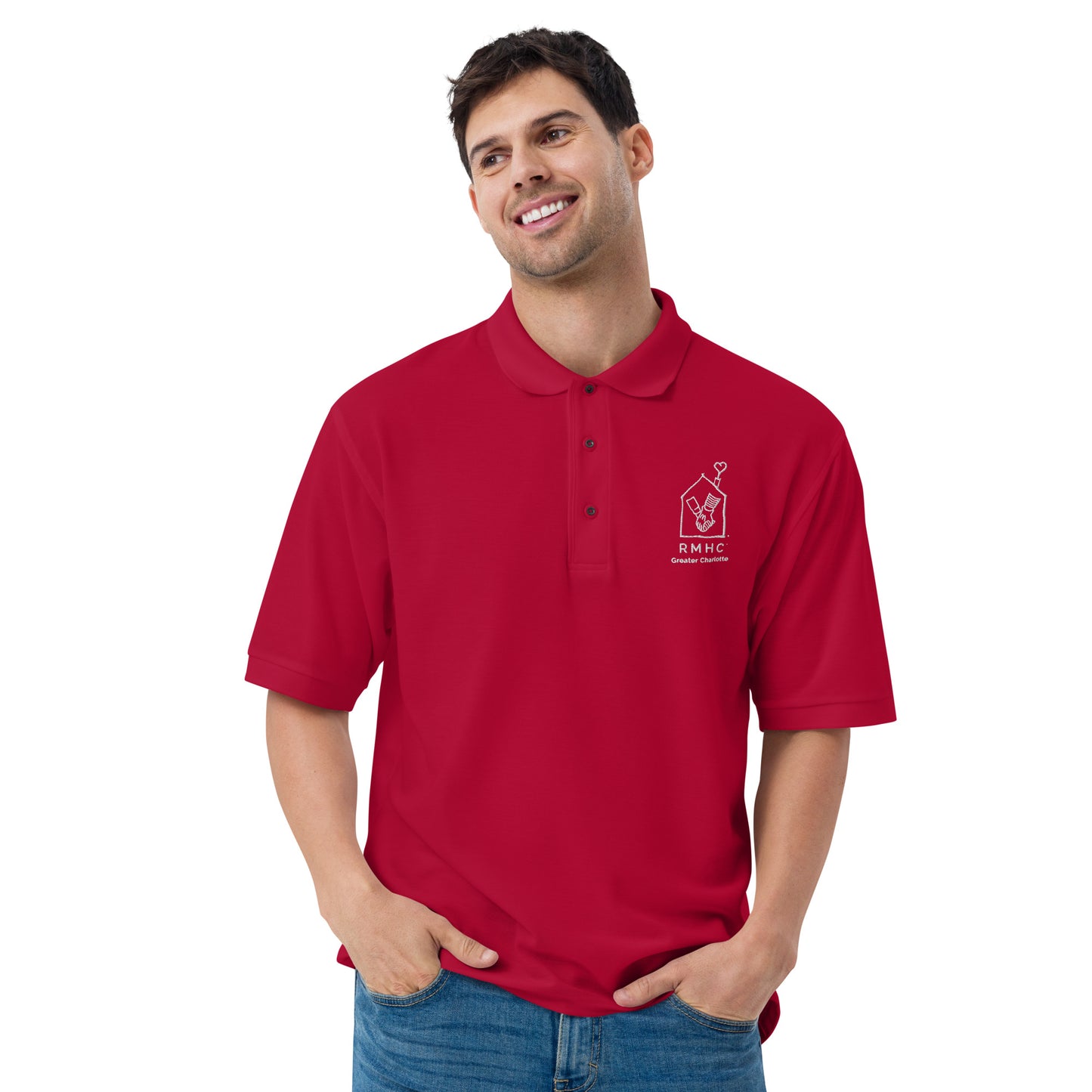 RMHC of Greater Charlotte - Men's Premium Polo