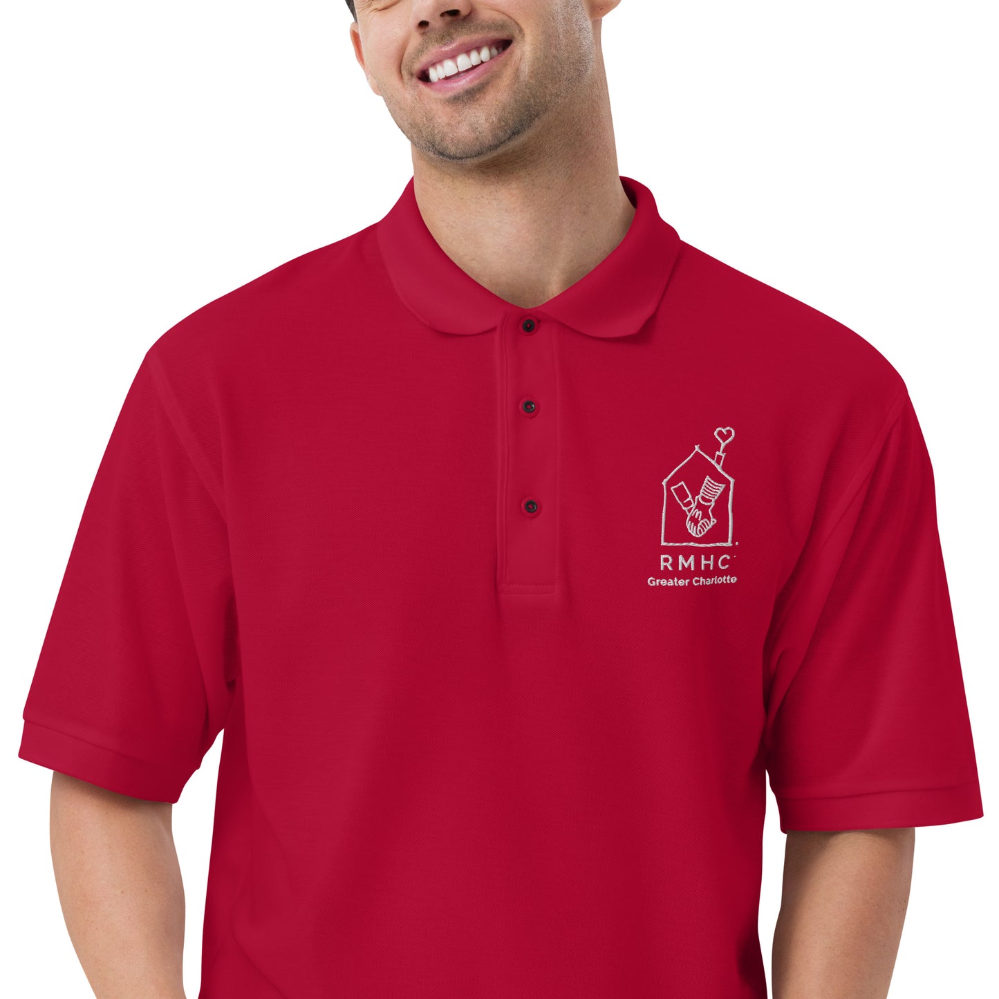 RMHC of Greater Charlotte - Men's Premium Polo