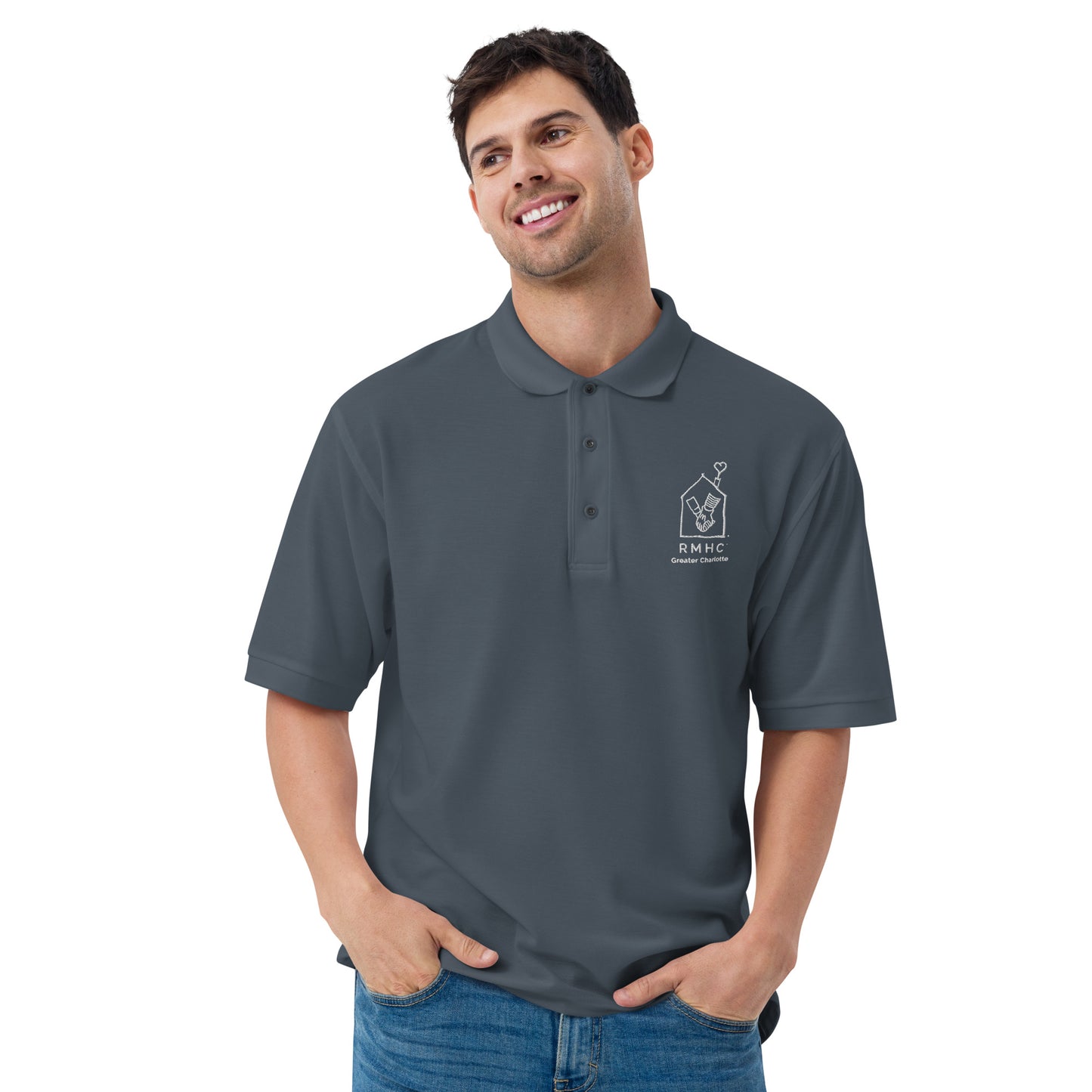 RMHC of Greater Charlotte - Men's Premium Polo