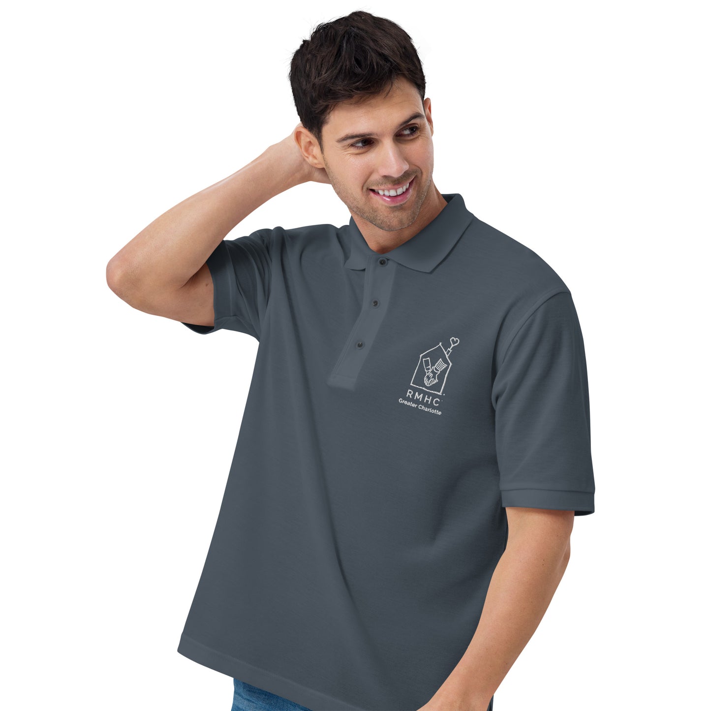 RMHC of Greater Charlotte - Men's Premium Polo