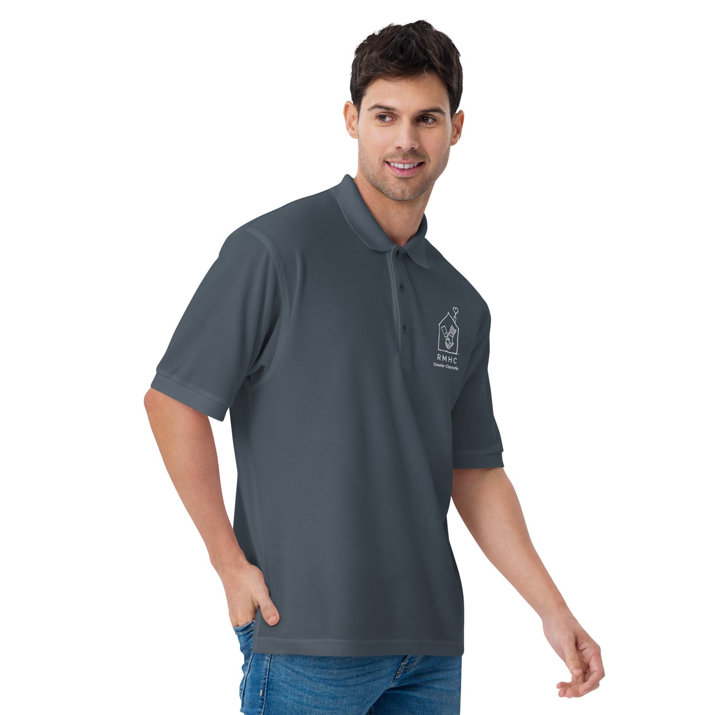 RMHC of Greater Charlotte - Men's Premium Polo